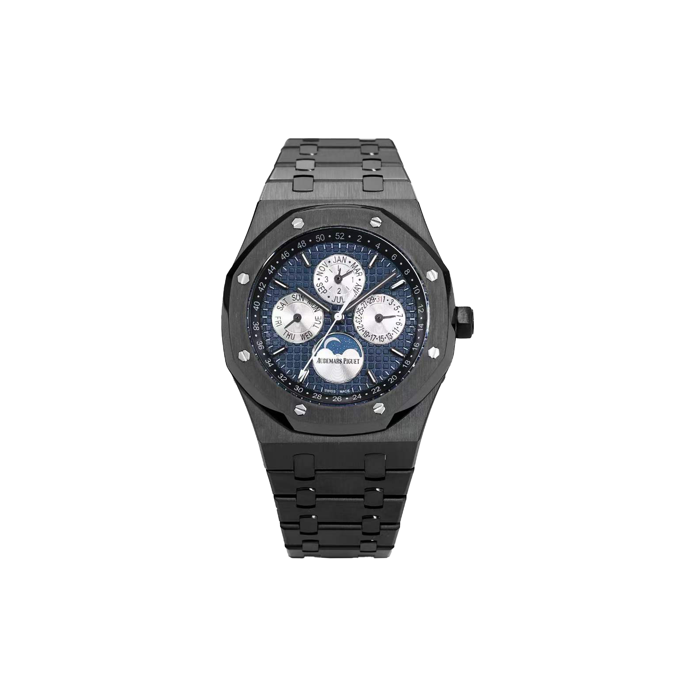 AUDEMARS PIGUET ROYAL OAK CERAMIC WITH BLUE DIAL WATCH 26599CE.OO.1225CE.01